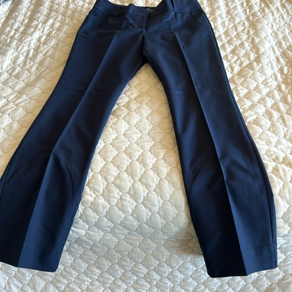 The Limited navy pants drew fit boot, cut size 10; new with tags